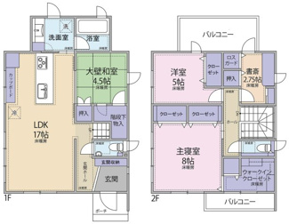 【間取り】 | 廿日市市宮内　戸建 | 3LDK+S　全室床暖房付き