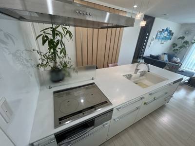 【キッチン】 | 廿日市市宮内　戸建 | 対面キッチン　オール電化住宅