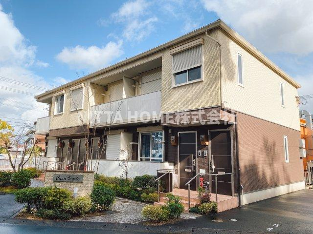 カーサヴェルデの外観|コンビニ徒歩すぐ！専用の外部物置がついていて利用できます★