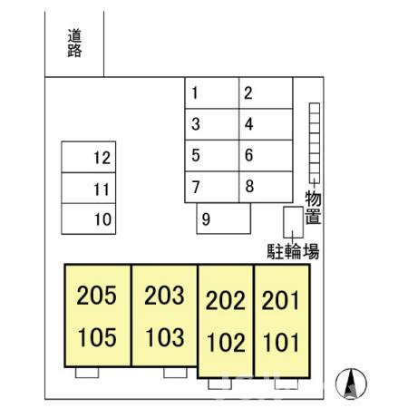 セーフハウスの区画図