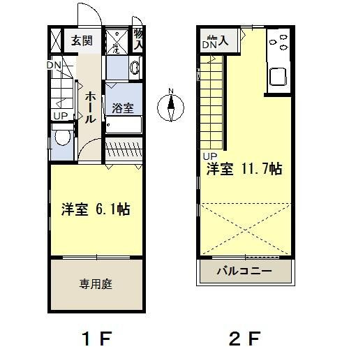 プリヴェール中山の間取り