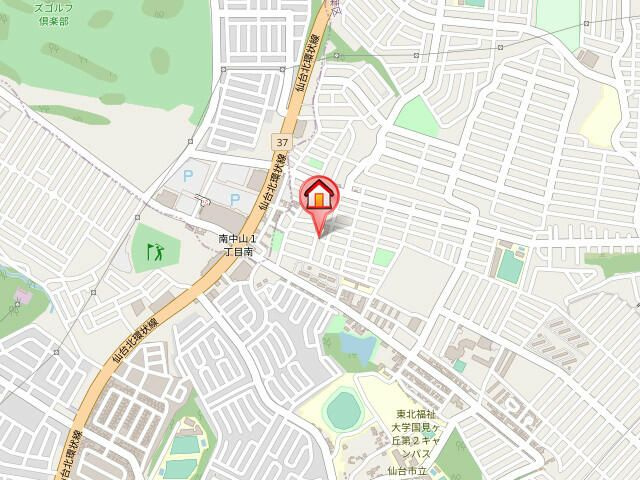 プリヴェール中山の地図