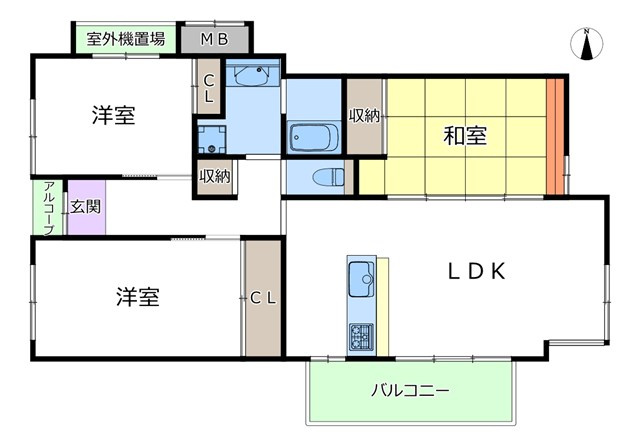 【間取り】 | ベルシャトゥ豊中上野東 | エイブルにて取扱い可能な住宅ローンは、全部で10種類以上！お客様にピッタリの住宅ローンを当社のFPよりご案内させて頂きます。住宅ローンのご相談だけでも、お気軽にご相談下さいませ。