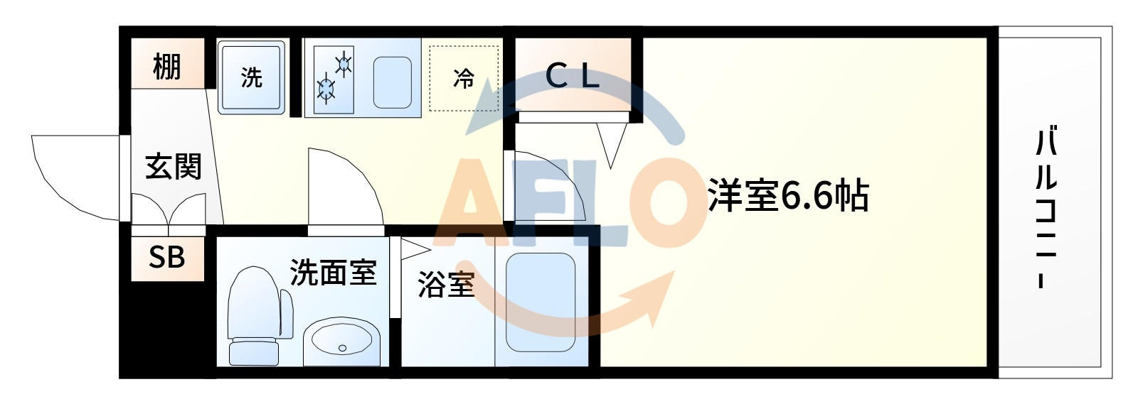 エグゼ大阪シティアインツの間取り|エグゼ大阪CITYアインツ　間取り