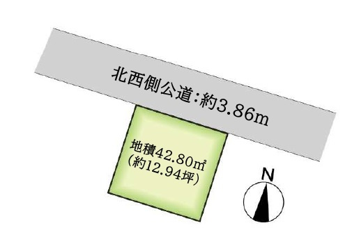 土地　所沢市若狭４丁目