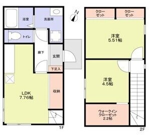 メゾンドスリー東郷春木の間取り