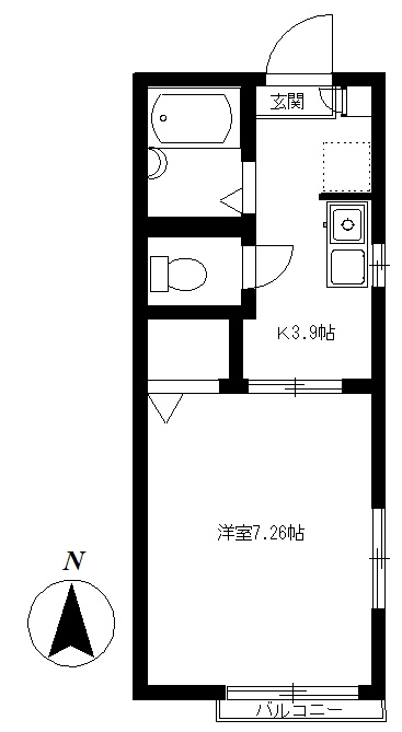 グリーンコートの間取り