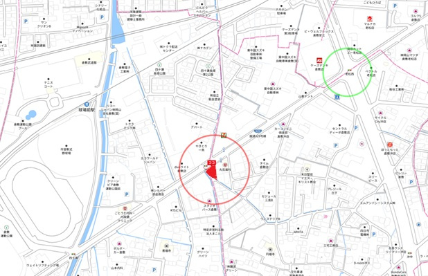 KIRARIの地図