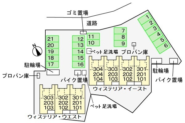 【区画図】 | ウィステリア・ウエスト