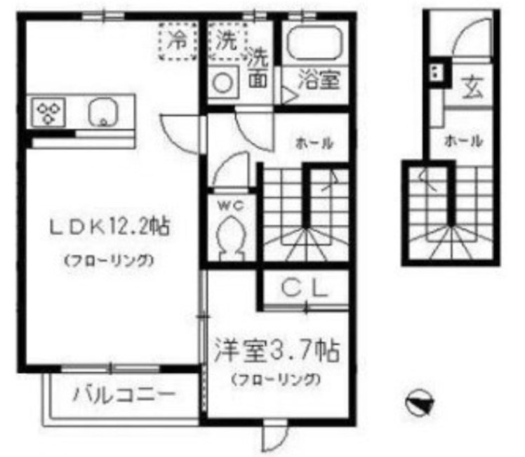 BONHEURの間取り
