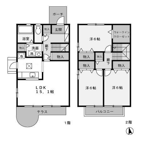 【間取り】 | スマイルコート2番館