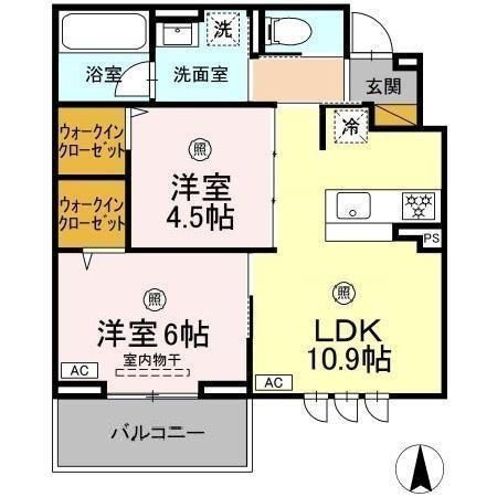 カルマーティ　calmatiの間取り