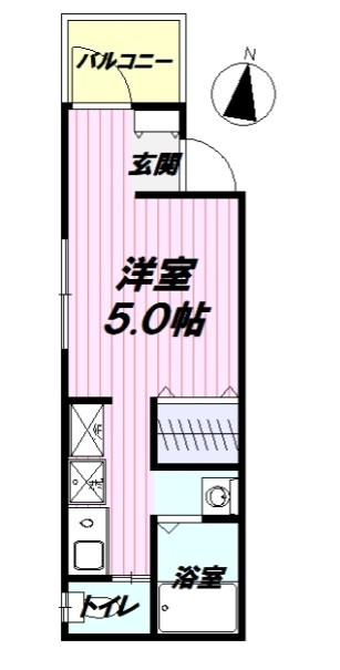 MELDIA鐘ヶ淵Ⅱの間取り