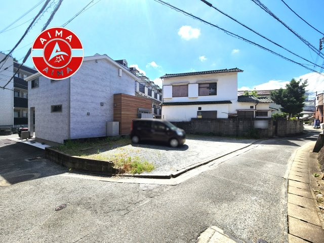福岡市西区愛宕3丁目第4-1区画（1号地）の前面道路含む現地写真|交通量も少ないです。