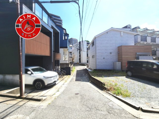 福岡市西区愛宕3丁目第4-1区画（1号地）の前面道路含む現地写真|前面道路です。