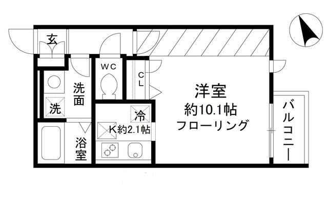 リラ下北沢の間取り