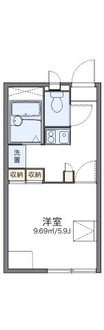 レオパレスジュネスの間取り