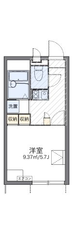 レオパレスベルウッドの間取り