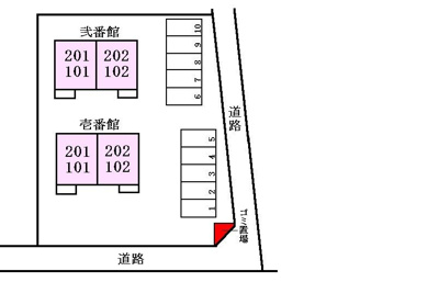 【駐車場】 | ブランシェ壱番館