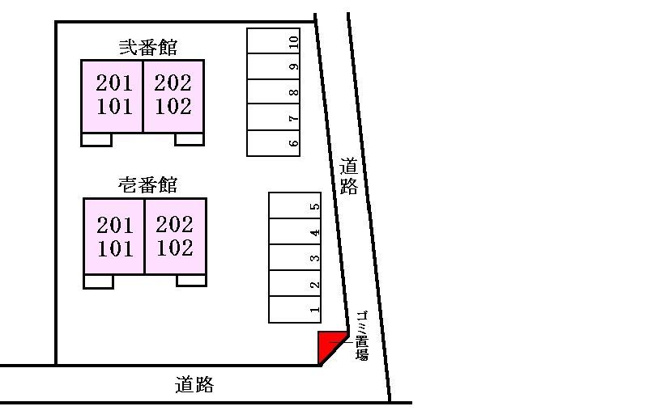 【駐車場】 | ブランシェ壱番館