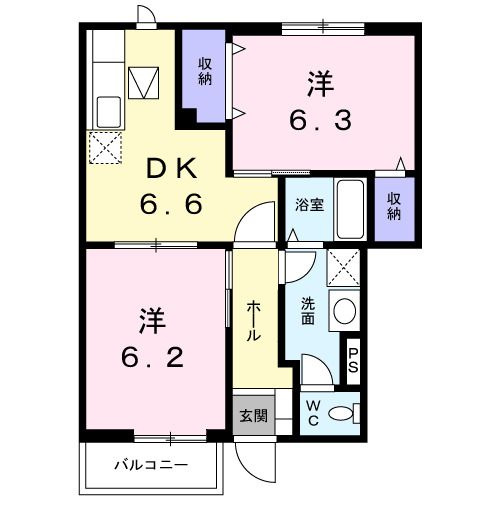 【間取り】 | ブランシェ壱番館
