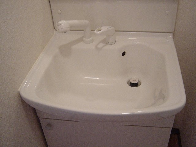 クレール湘南の洗面所|洗面