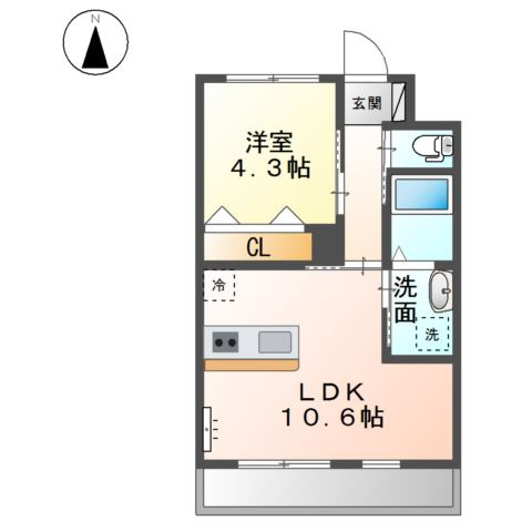 ユイット茅ヶ崎の間取り
