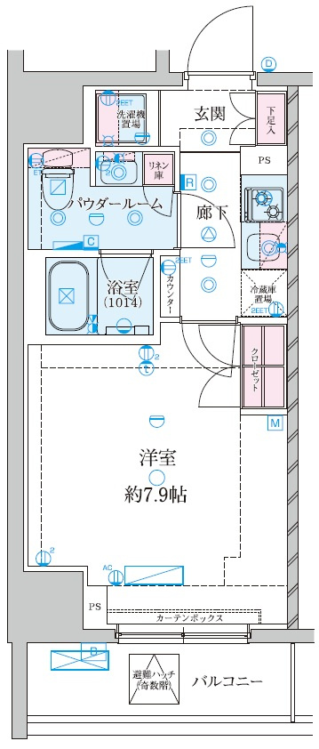 GENOVIA平塚Ⅲの間取り