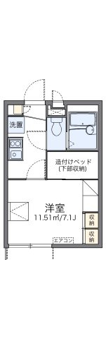 レオパレス美住の間取り|代表的な間取のため実際の間取とは異なる場合があります