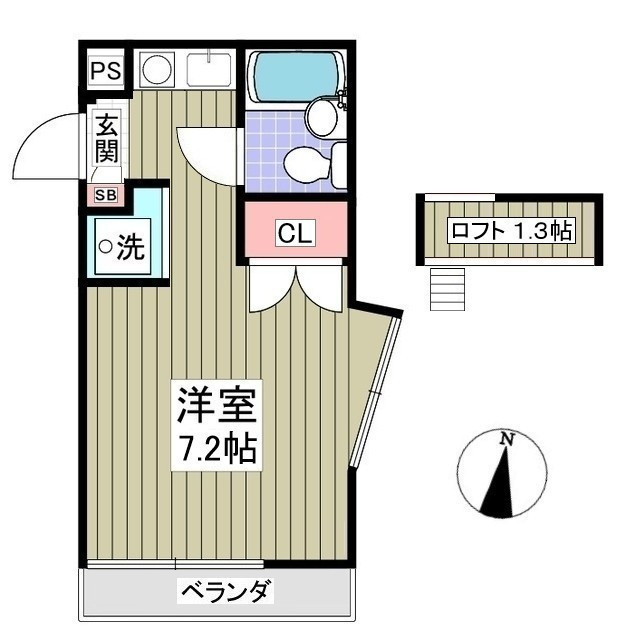 フローラルコートⅡの間取り