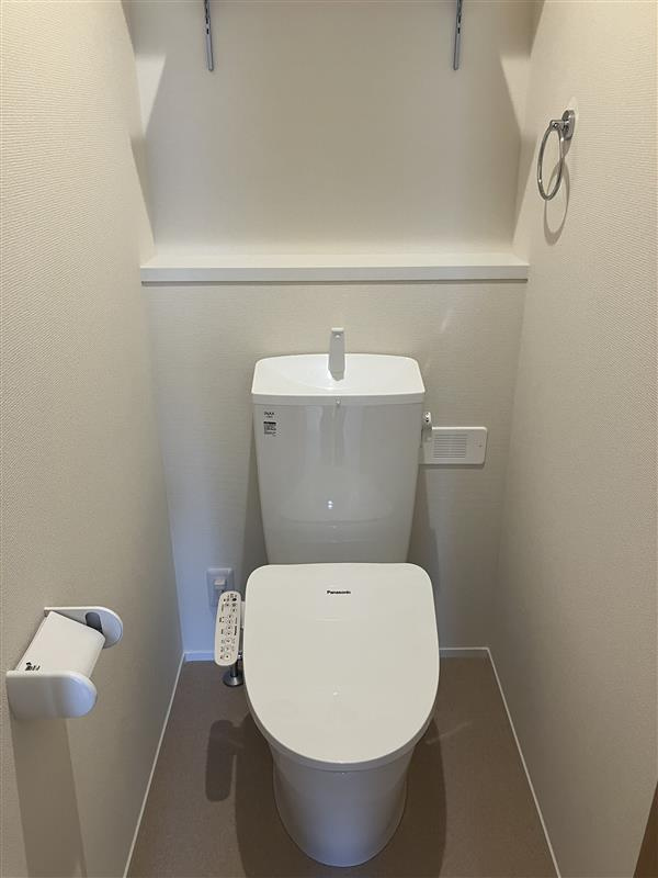 テラシード　A棟のトイレ|トイレもきれいです