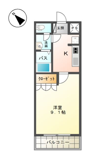 エスポアールの間取り