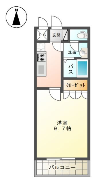 プランドールＹ’ｓ　Ⅱの間取り