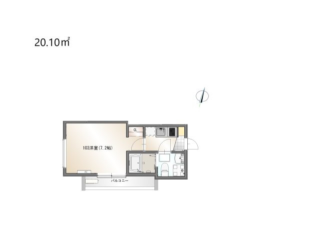 COAST　TERRACE　中海岸の間取り