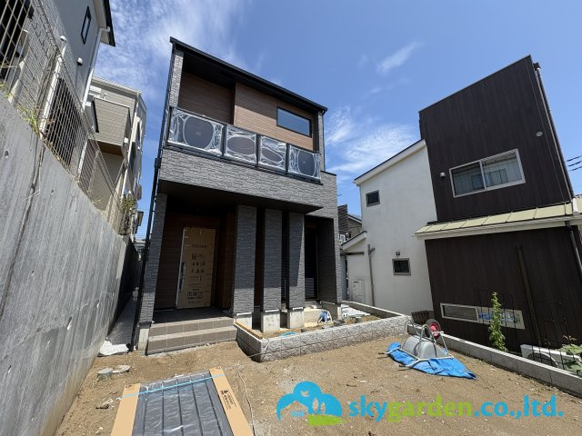 藤沢市羽鳥5丁目　新築戸建　全1棟の外観|外観は落ち着いています