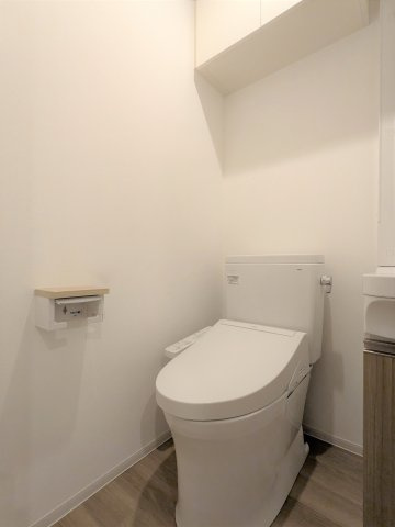 ステラ平塚のトイレ|落ち着いた色調のトイレです