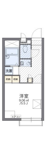 レオパレス三浦の間取り