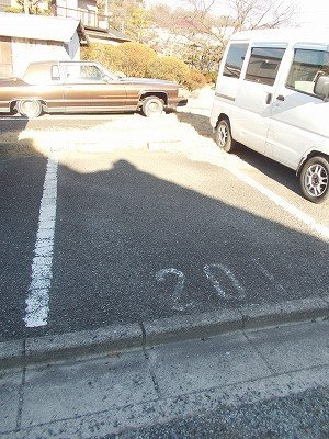 ニューハイツ柿沢の駐車場|駐車場完備です