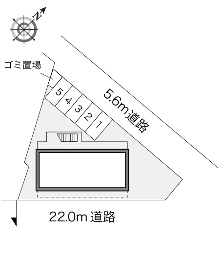 レオパレスソフィア中原の地図
