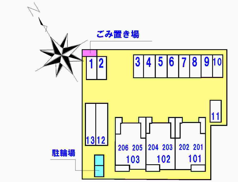 シャトン　ミョルの駐車場|駐車場