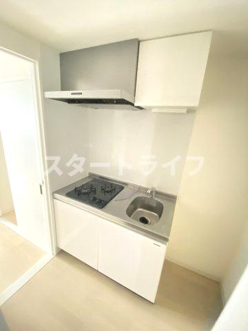 大阪市東淀川区下新庄３丁目の賃貸マンションのキッチン