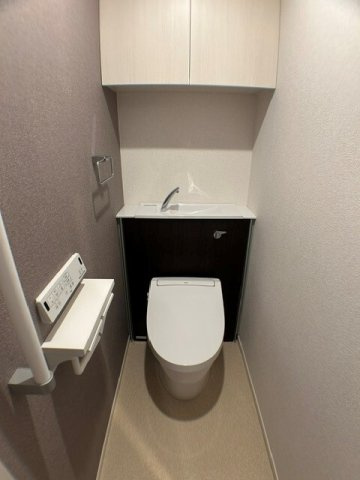 グレース　ローズのトイレ|落ち着いた色調のトイレです