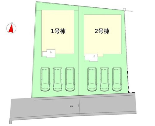 山形市大野目１丁目の新築一戸建の区画図|全体区画図