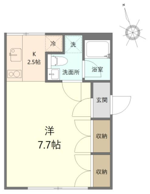 ｎｅｗ　ｐａｌｃｏｕｒｔの間取り