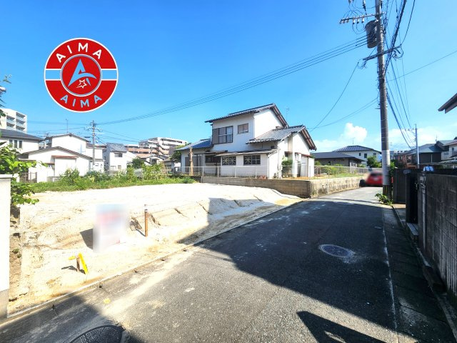福岡市早良区原1丁目第1-1区画（1号地）の前面道路含む現地写真|販売期限有物件。即日ご見学可能です。