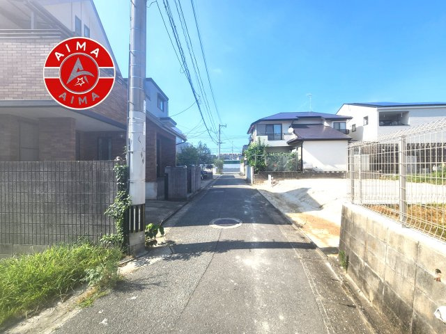 福岡市早良区原1丁目第1-1区画（1号地）の前面道路含む現地写真|日当たり良好です。