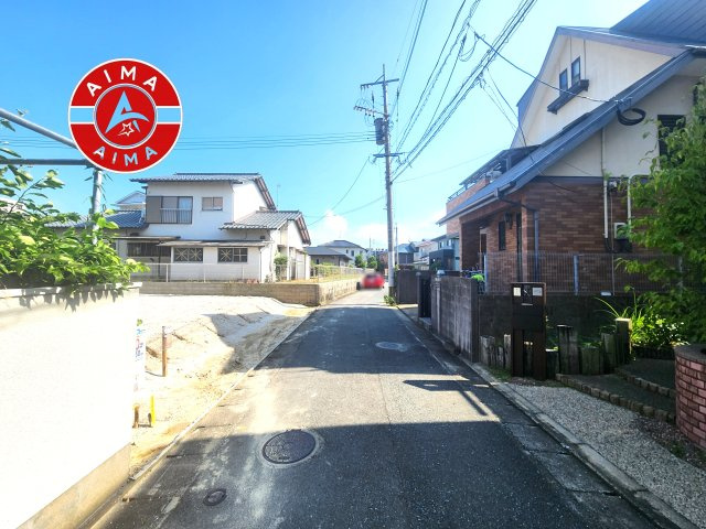 福岡市早良区原1丁目第1-1区画（1号地）の前面道路含む現地写真|前面道路です。

