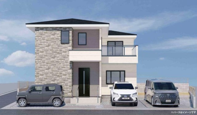 横浜市青葉区荏田町 新築戸建て【仲介手数料無料】カースペース3台