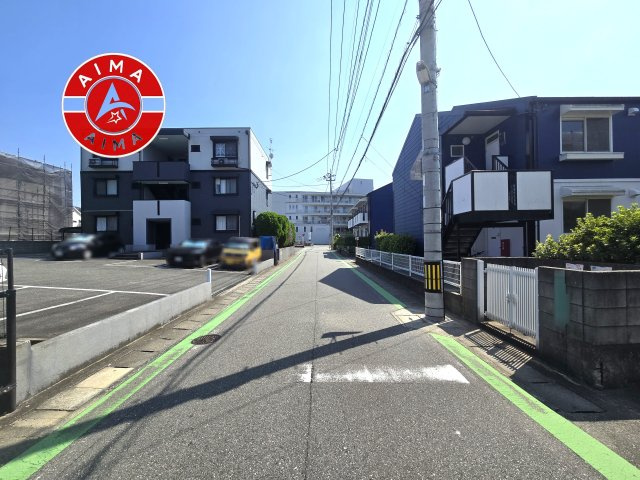 福岡市東区香椎2丁目第5-5区画（2号地）の前面道路含む現地写真|前面道路です。
