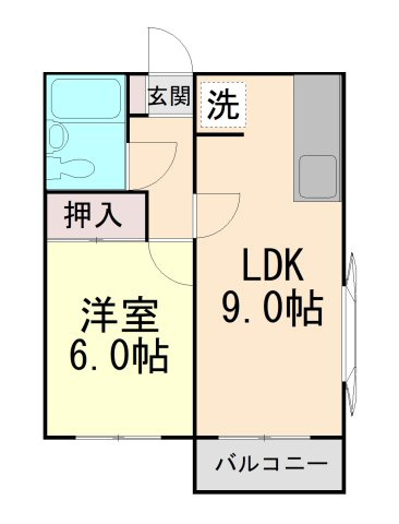 グランツ六甲の間取り